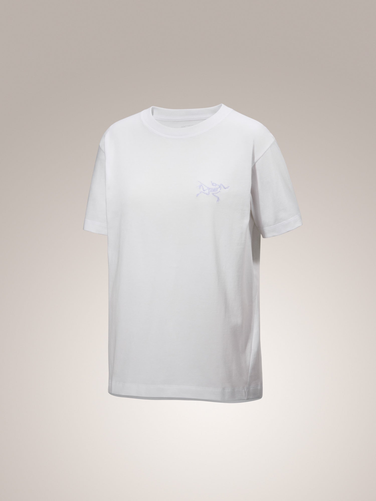 Kragg Cotton Little Bird Crew Shirt SS Women's White Light / White - Arc'teryx Australia