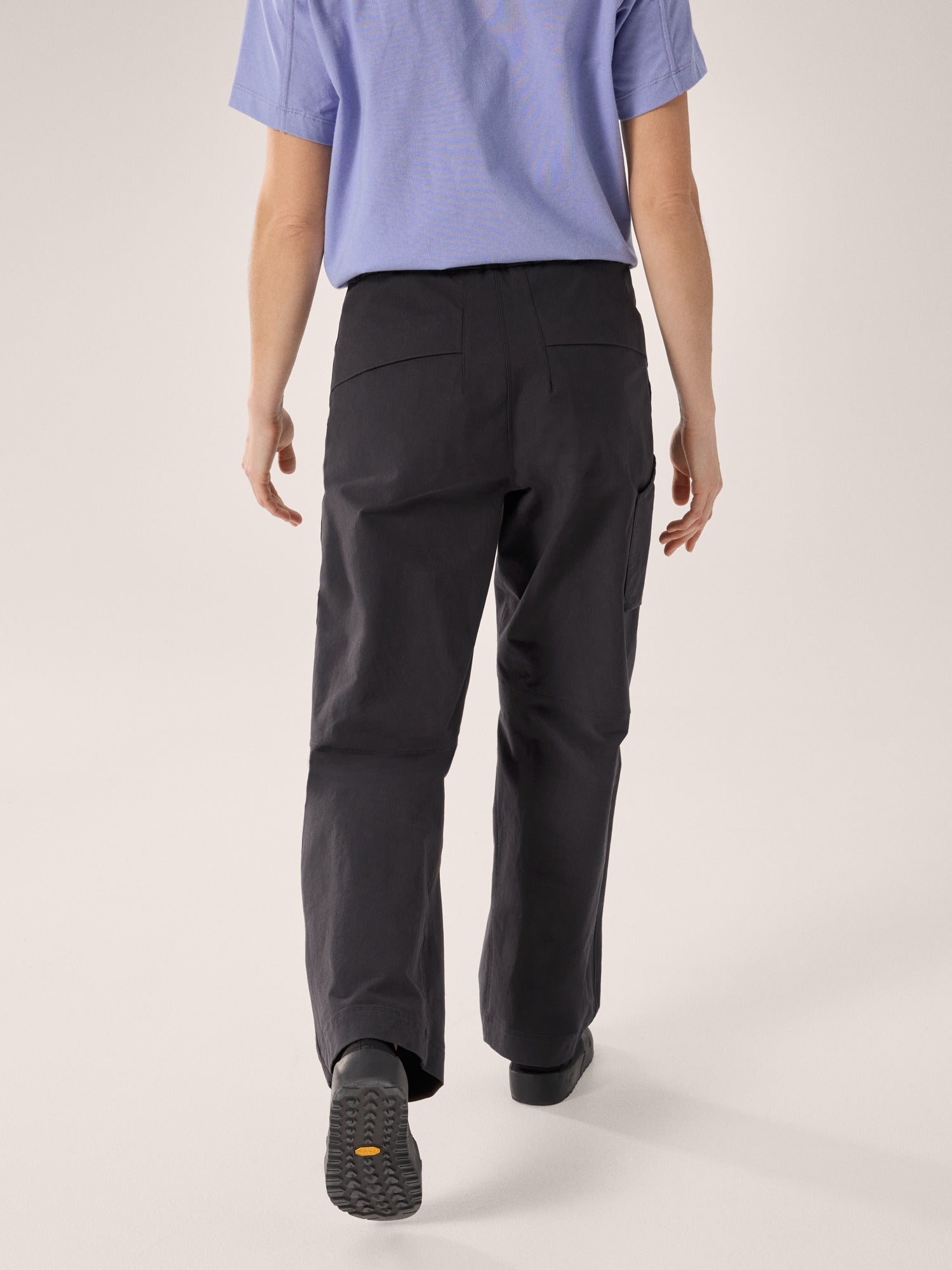Clarkia Cotton Wide Leg Pant Women's Black - Arc'teryx Australia