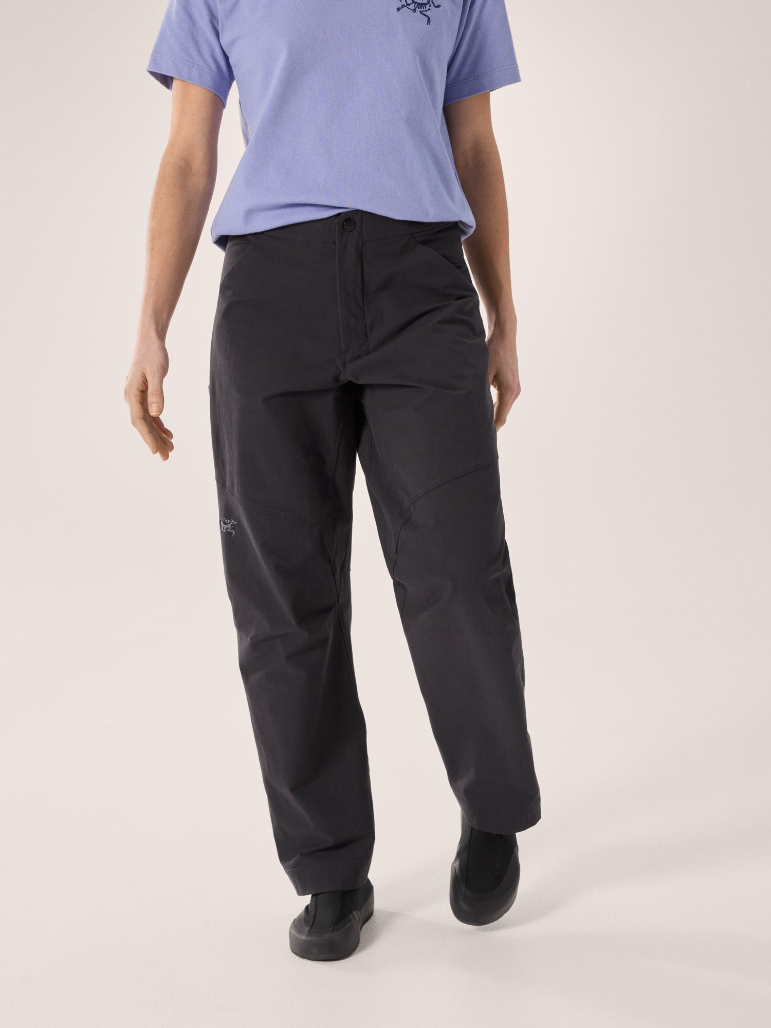 Clarkia Cotton Wide Leg Pant Women's Black - Arc'teryx Australia