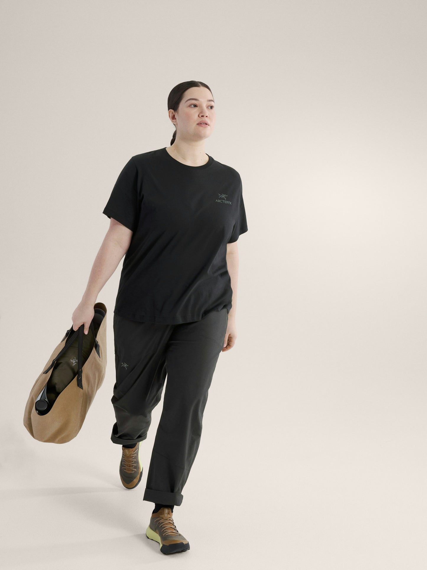 Kragg SL Cotton Emblem Crew Shirt SS Women's