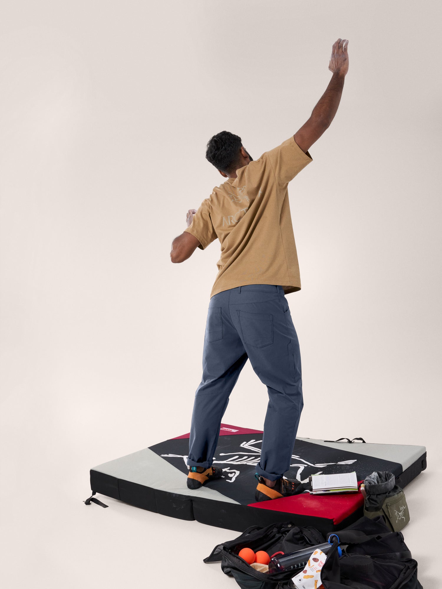 Kragg SL Cotton Bird Word Shirt SS Men's