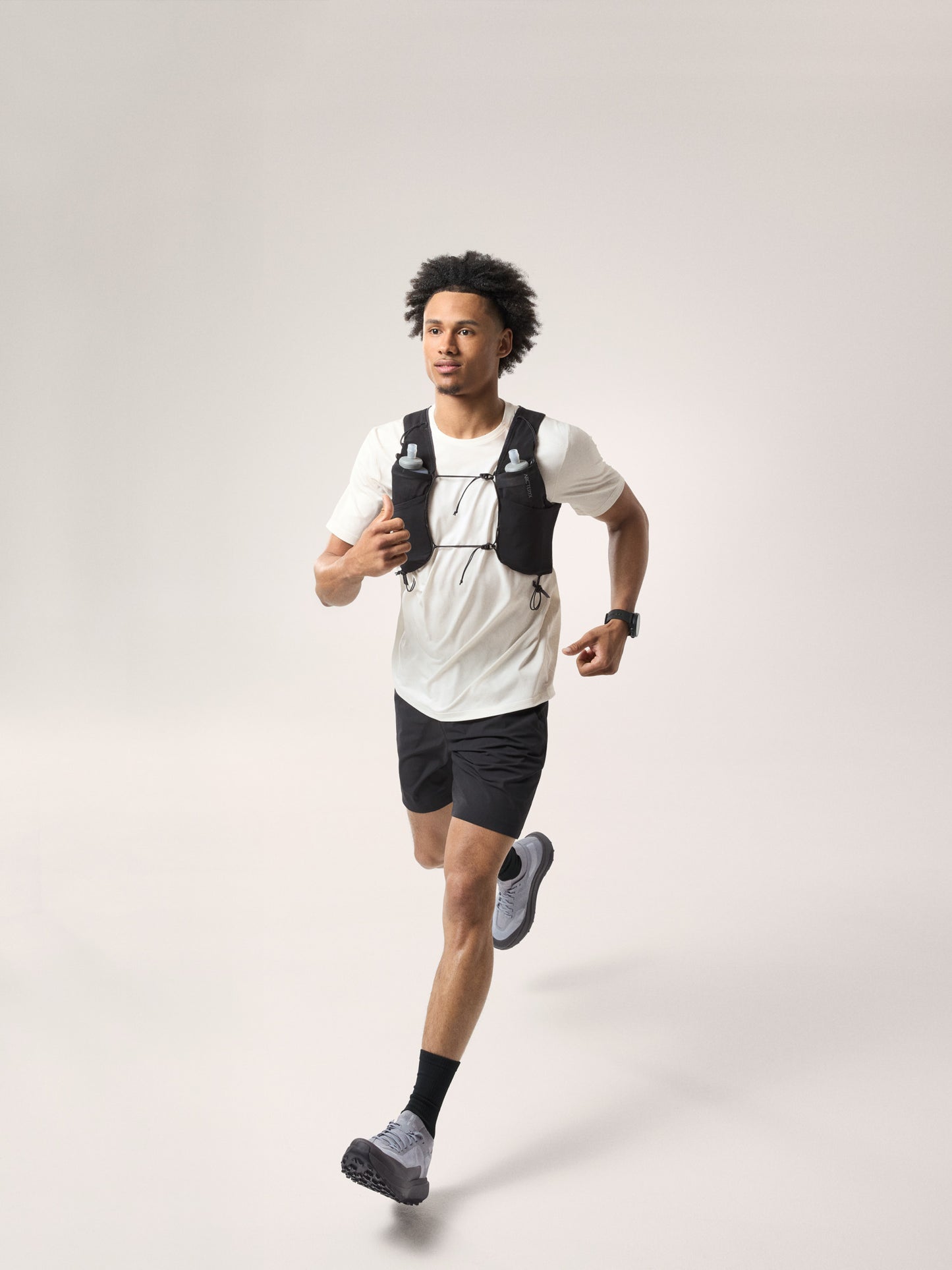 Cormac Crew Neck Shirt SS Men's Arctic Silk Heather II - Arc'teryx Australia