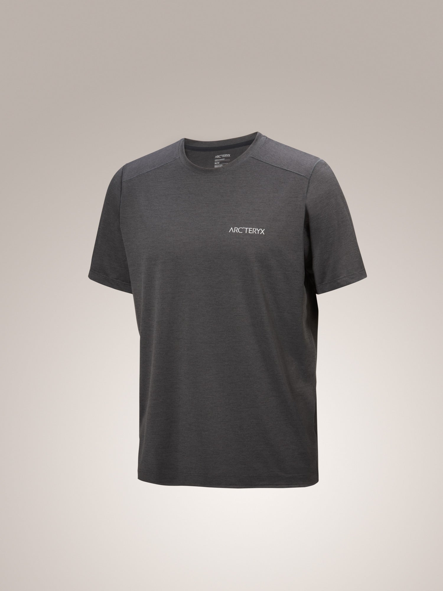 Cormac Arc'Bird Logo Shirt SS Men's Black Heather - Arc'teryx Australia