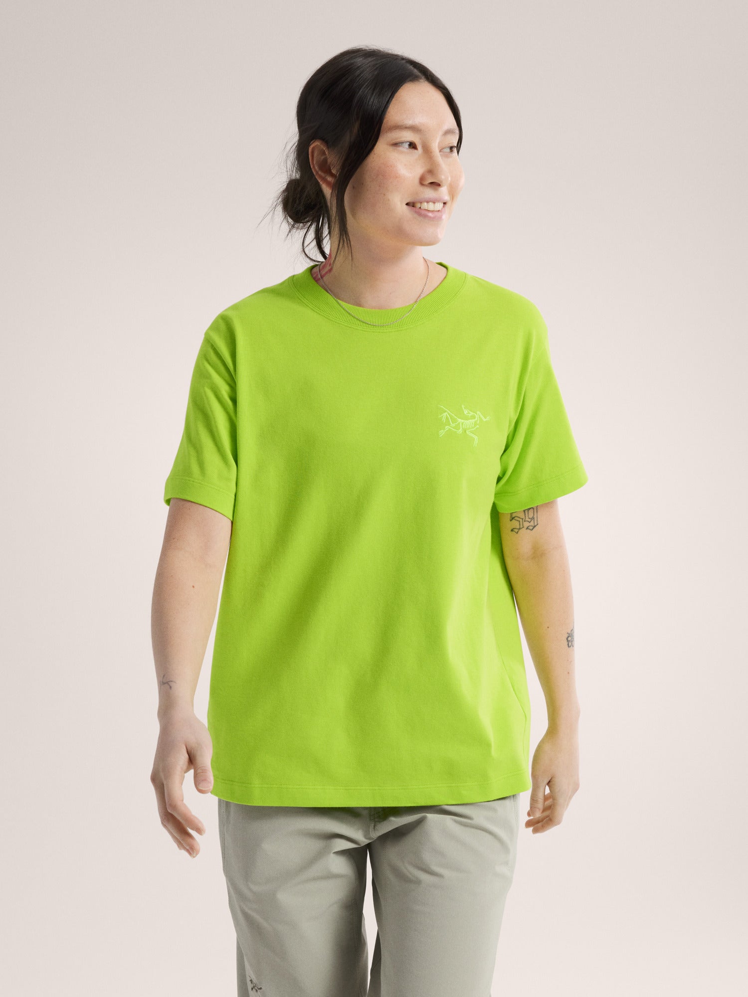 Kragg Cotton Little Bird Crew Shirt SS Women's