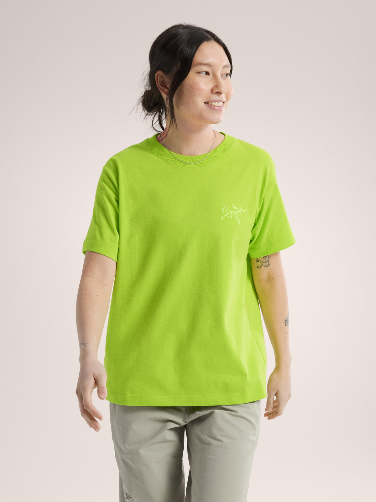 Kragg Cotton Little Bird Crew Shirt SS Women's