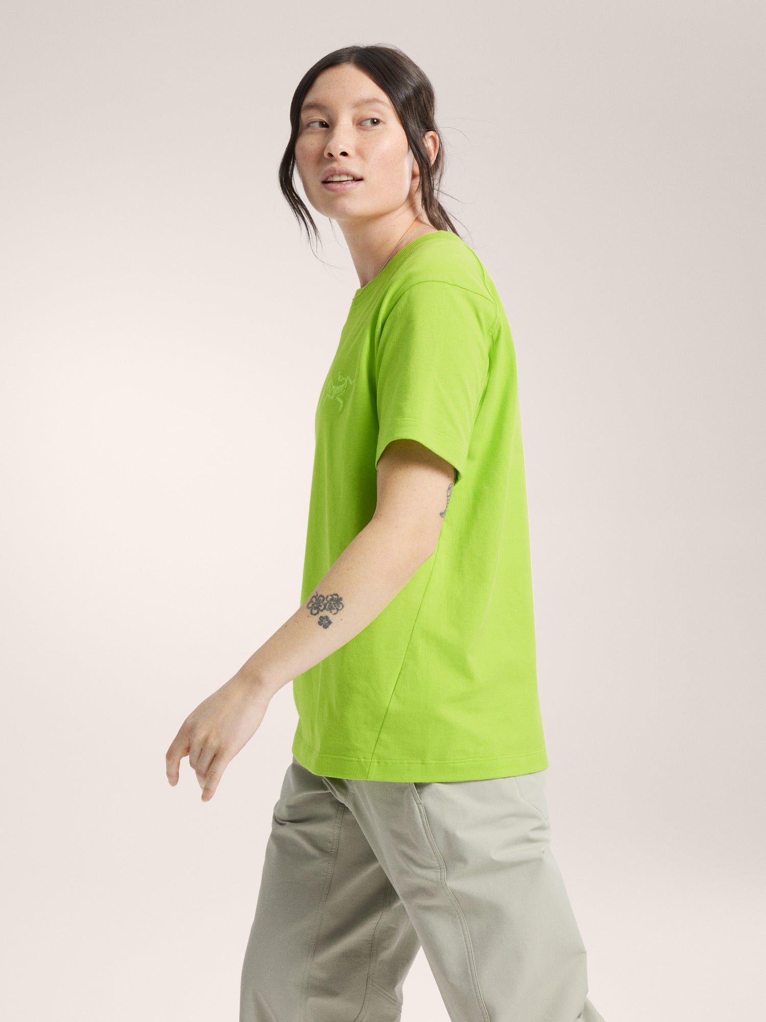 Kragg Cotton Little Bird Crew Shirt SS Women's