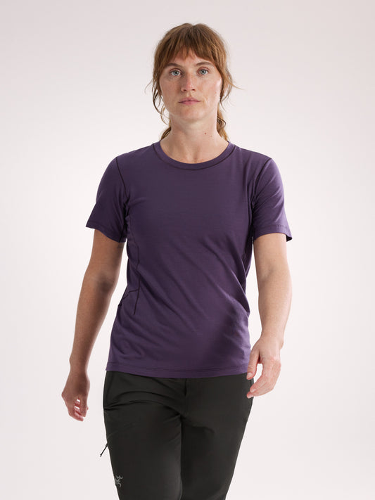 Lana Merino Wool Crew Shirt SS Women's