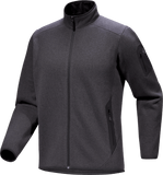 Covert Cardigan Men's Black Heather II - Arc'teryx Australia