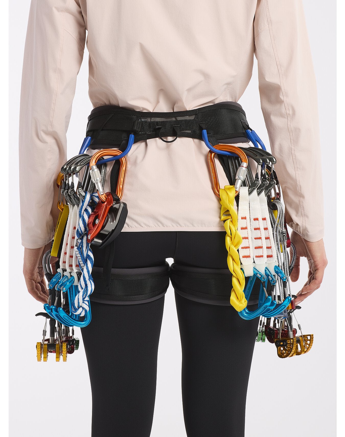 Konseal Harness Womens Black/Vitality - Arc'teryx Australia
